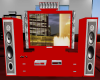 Red T.V and Stereo